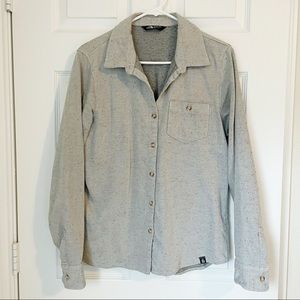 North Face button down